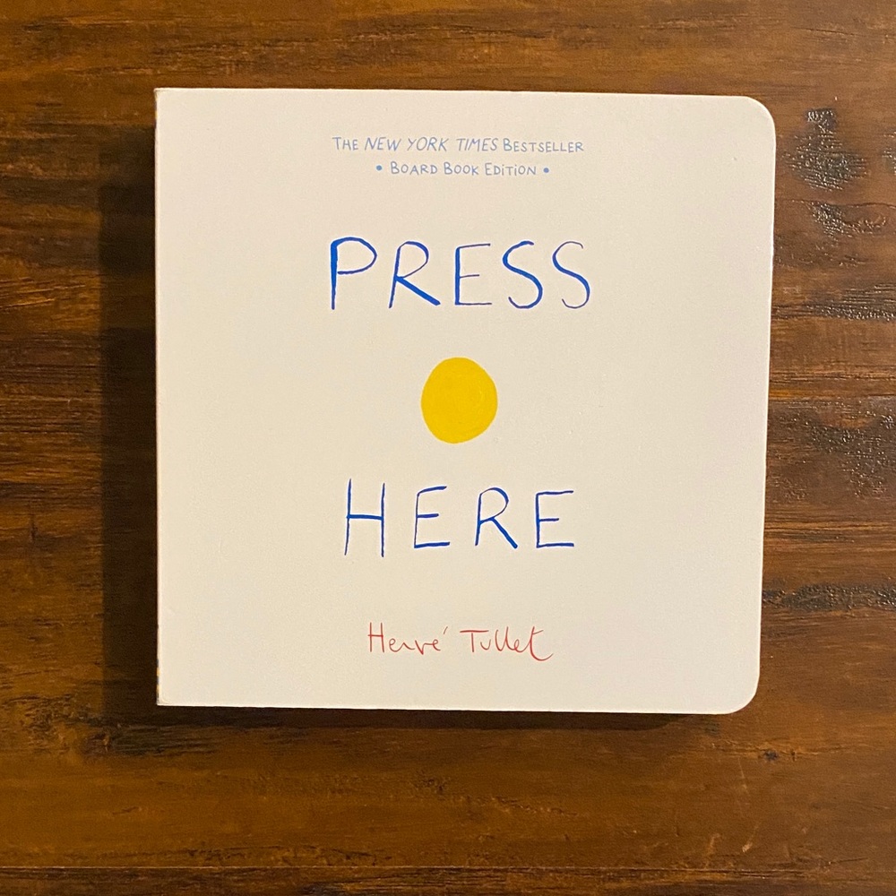 5/$10 Kids Book | Press Here - Board Book Edition - New York Times Bestseller